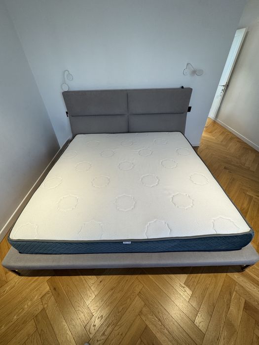 Saltea Ortopedica, Best Sleep, Moon 200X200x30 cm, spuma poliuretanica si arcuri ambalate individual, fermitate medie