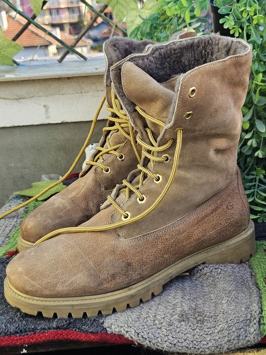 Мъжки боти естествена кожа N41