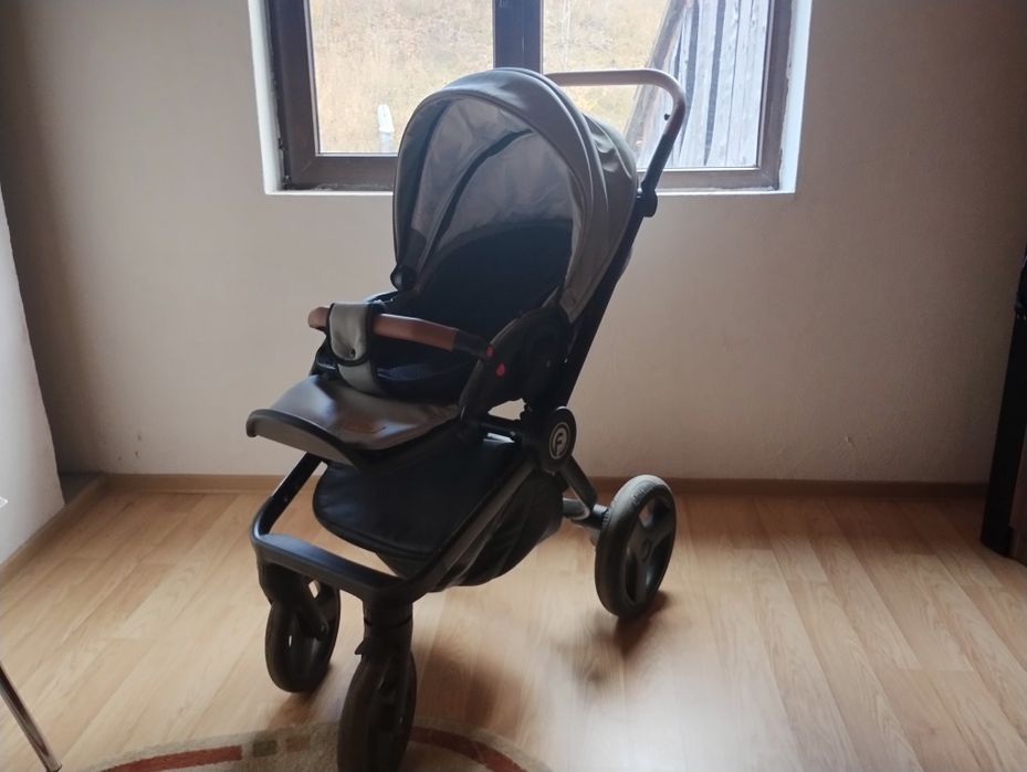 Cărucior bebeluș krausman 3in1 Topaz lux gri