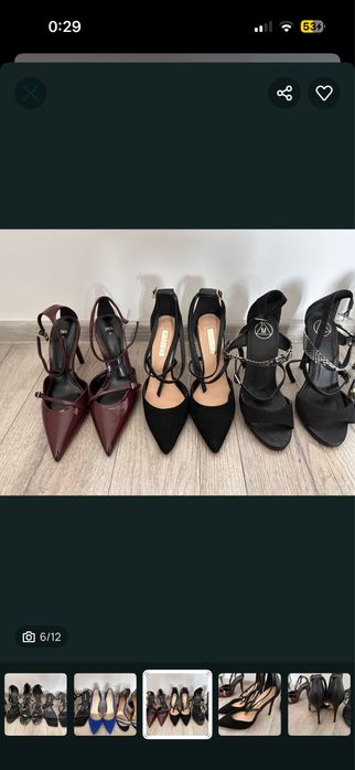 Токчета Zara, Mango, Misguided