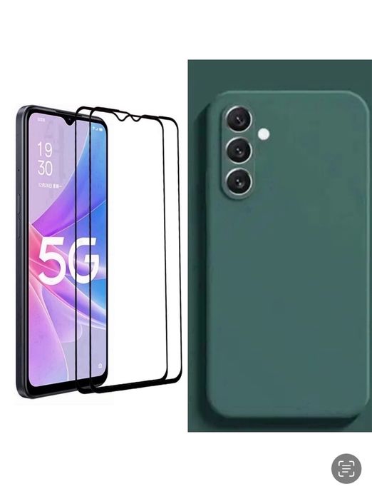 Samsung A22/A23/A25/A15/A24/A26 Husa TPU Catifea Inter + Folie Sticla
