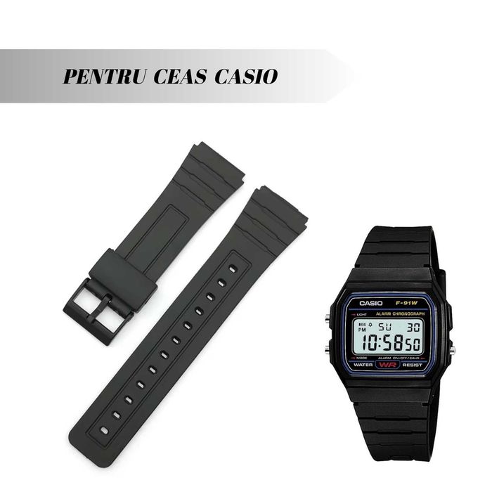 Curea ceas Casio Neagra