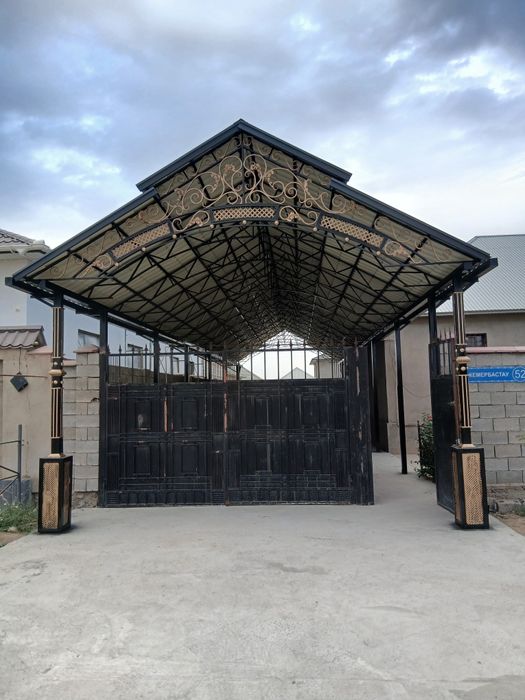 Навес  сваршныи  работа