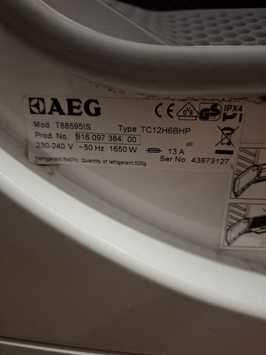 Сушилня AEG Lavatherm Protex Plus Термопомпа  и пара