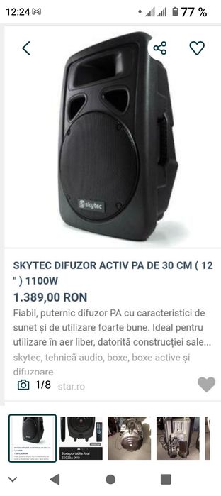 Vând boxă  portabilă