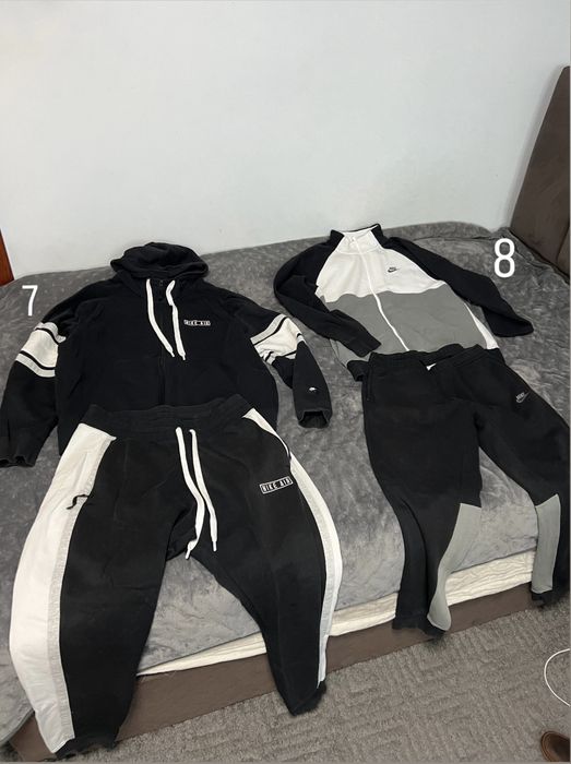 Различни марки дрехи, Nike, Jordan, Guess, Tech