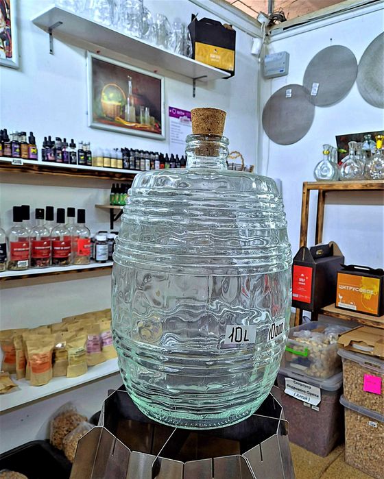 Бутыль стеклянный 10л