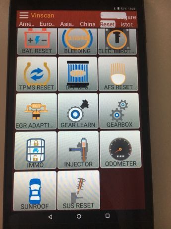 Kit Interfata Auto Launch Easydiag 2025 Dbscar Rosu + Tableta 10.1"