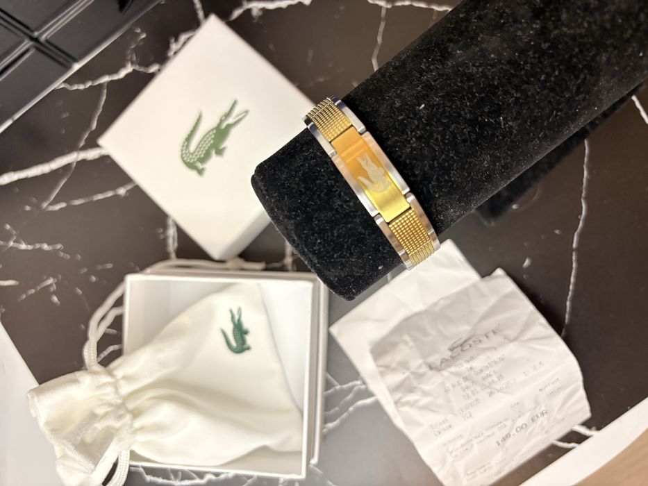 Brățară Lacoste Bicolor Gold/Silver – Elegantă | Cu cutie și săculeț