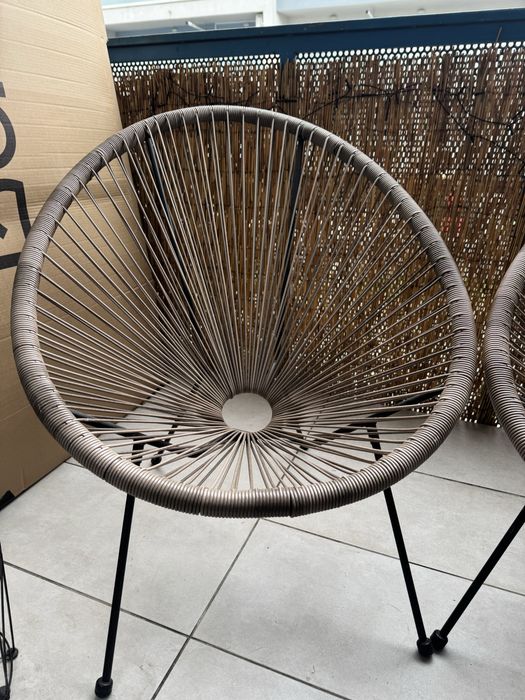 2 scaune terasa semiluna