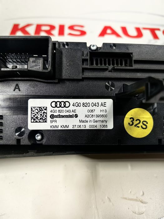 Управление климатроник Audi А6 4G 2013г / Ауди А6