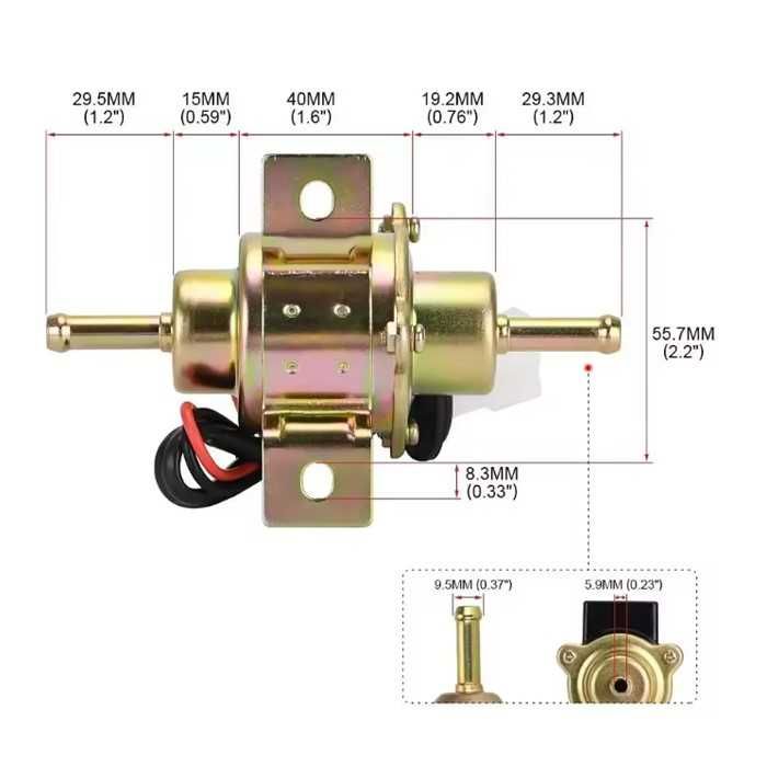 Електрическа помпа за гориво Automat, Универсална, 12V, 3-5 PSI