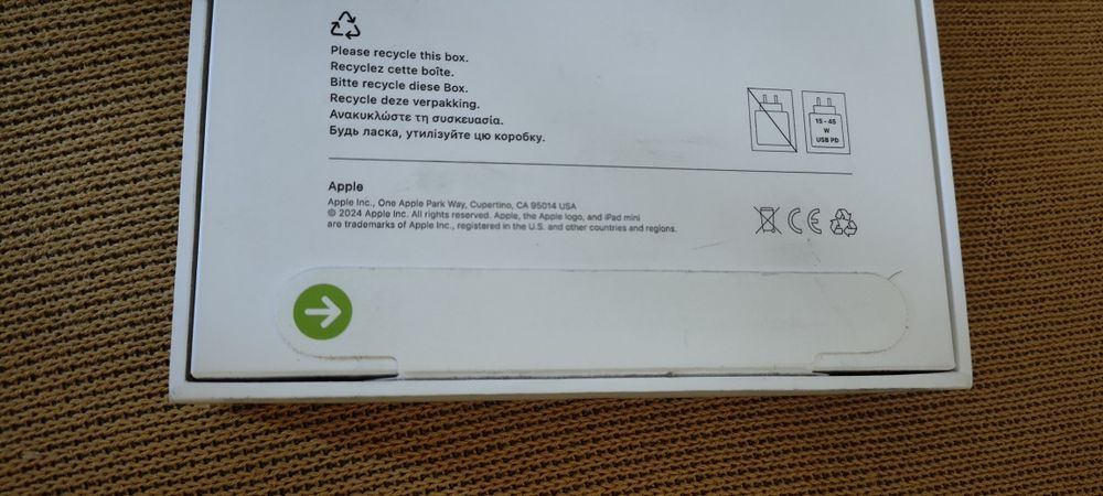 Ipad mini A17 Pro Wi-Fi 256gb Model A2993