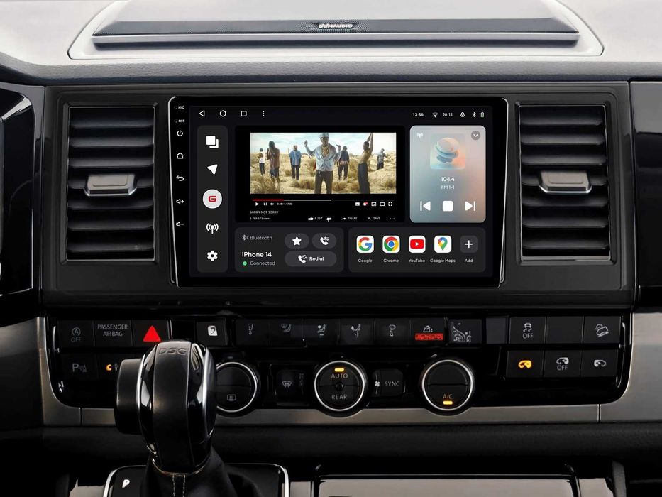 Мултимедия за Volkswagen Caravelle 6 Transporter, VW T6, Multivan, Android, Навигация, Двоен дин 2015 2016 2017 2018 2019 2020 година Т6