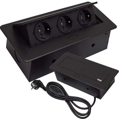 Разклонител за вграждане с 3 гнезда Izoxis