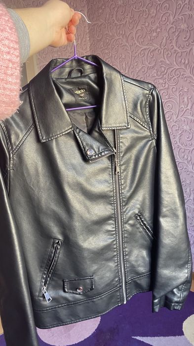 Кожанный куртка