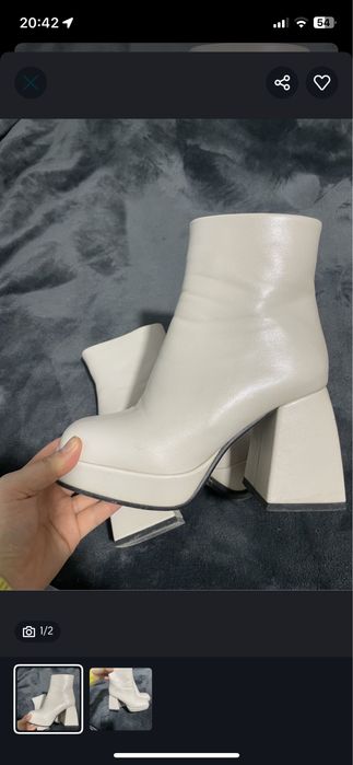 женский сапошка беллый