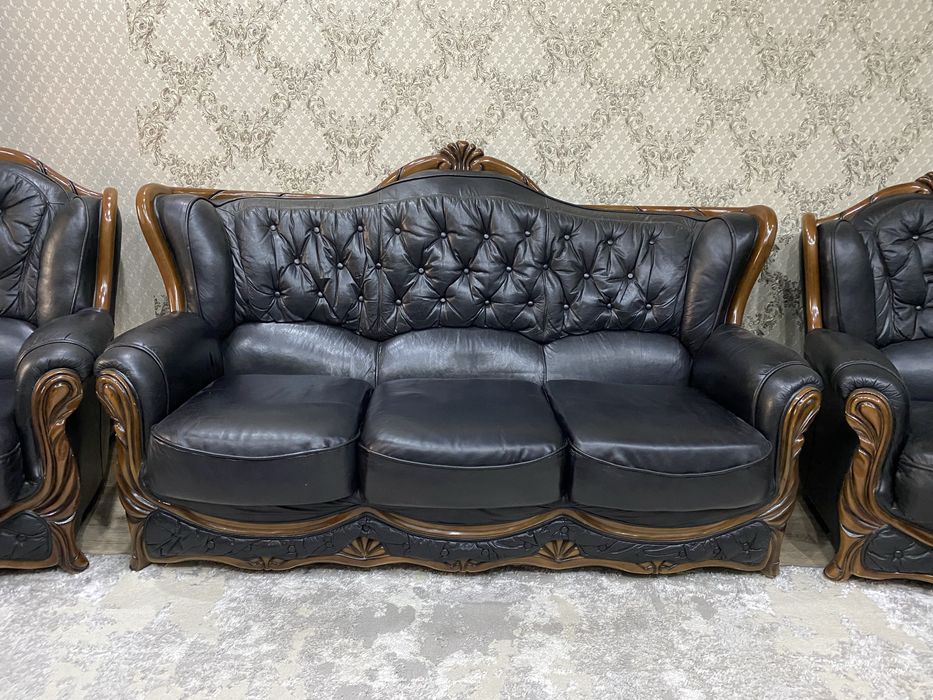 * шикарный богатый комплект КРИСТИНА из натуральной кожи! Россия