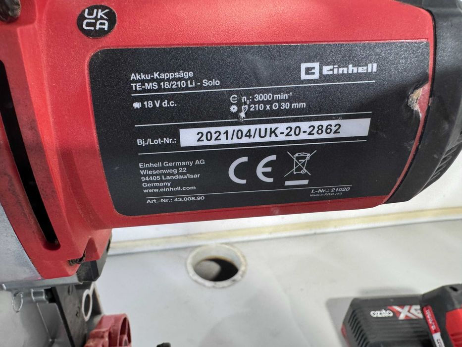 Циркуляр  пендула - Einhell 18V / 210mm