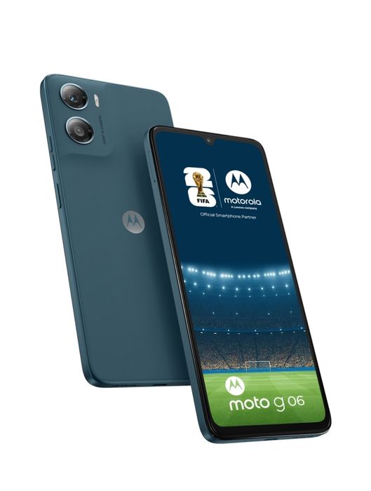 Telefon MOTOROLA G06, 256GB, 4GB RAM, Dual SIM, Tapestry Blue