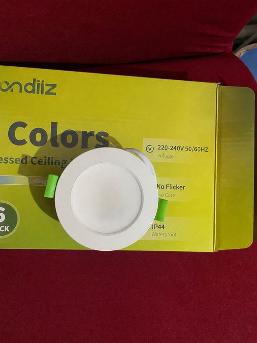 Spoturi LED Încastrate Fondiiz 3 Culori IP44 – Noi Sigilate