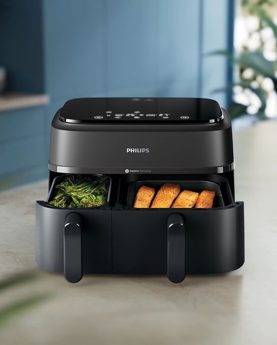 Philips фритюрница/Aэрогриль Na350. Объем 9 литров