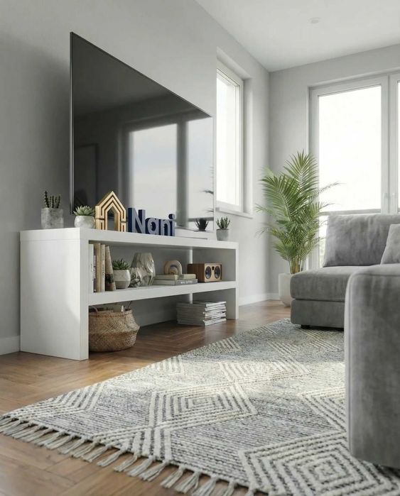 Журнальный стол + ТВ-тумба. Гармония в скандинавском стиле.