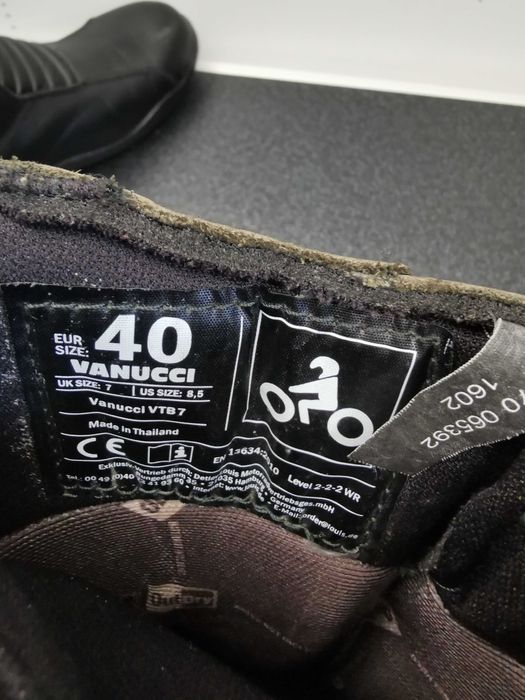 Cizme moto impermeabile Vanucci VTB7 marimea 40