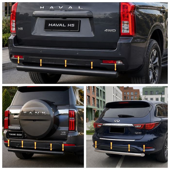 Защита бампера дуга Tank 500 Haval H5 Infinity QX60