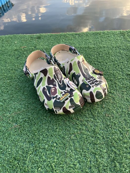 Кроксы,сrocs bape/бэйп