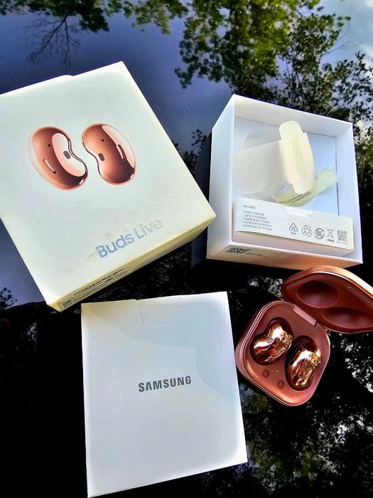 наушники samsung Buds Live Bronz