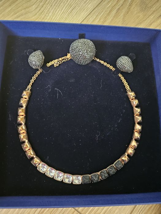 Комплект Svarowski колие , пръстен и обици