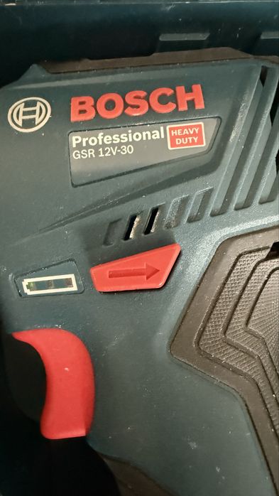 Bosch PROFESIONAL GSR 12V-30 - Masina de gaurit si insurubat cu 2 acumulatori, Li-Ion, 12 V, 2 Ah, 30 Nm, valiza plastic