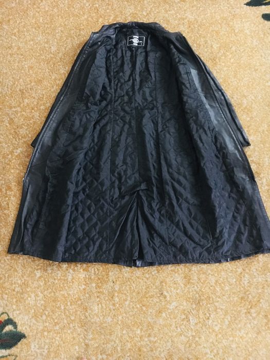 Итальянское кожа плащ пальто DAMLA, подойдёт отлично на Весну и Осень