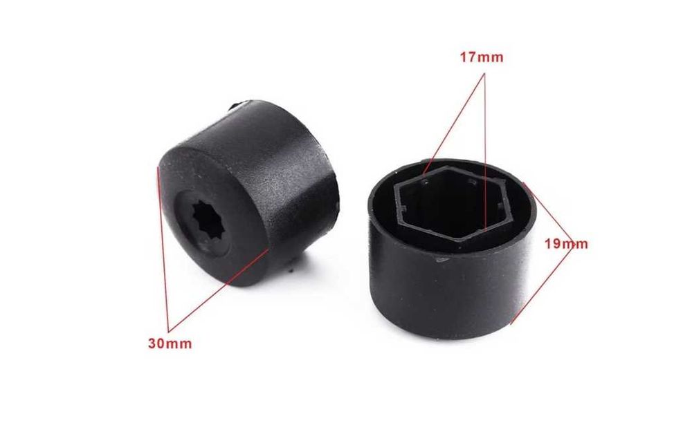 Капачки за болтове 17 мм на VW/Audi/Skoda - 20 броя.