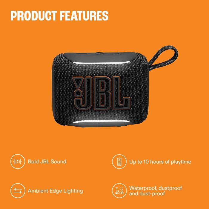 JBL Go 4 безжична Bluetooth тонколонка