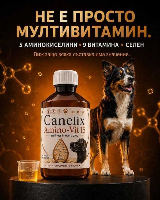 Canelix Amino-Vit 15 за кучета-250 мл.