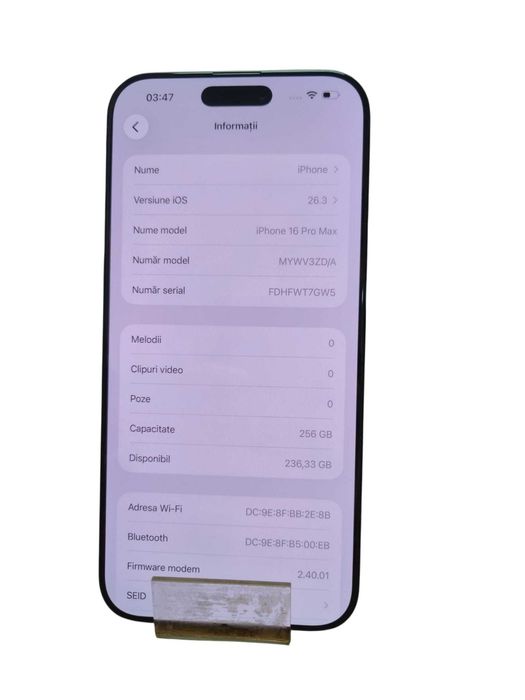 Iphone 16 Pro Max 256Gb / Amanet Cashbook Bucuresti Unirii