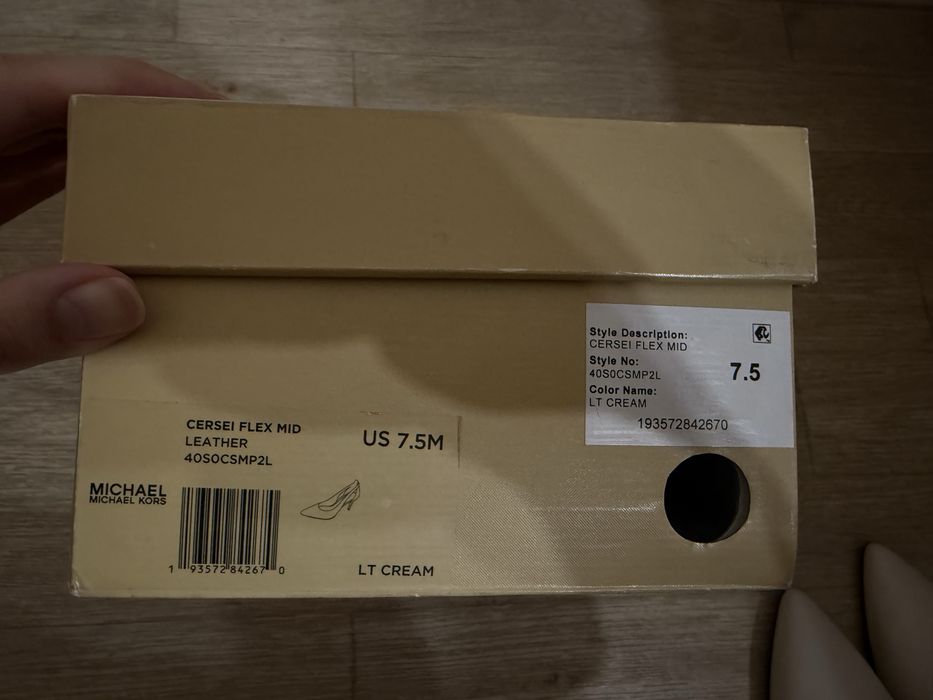 новые Michael Kors туфли, кожа, 37.5
