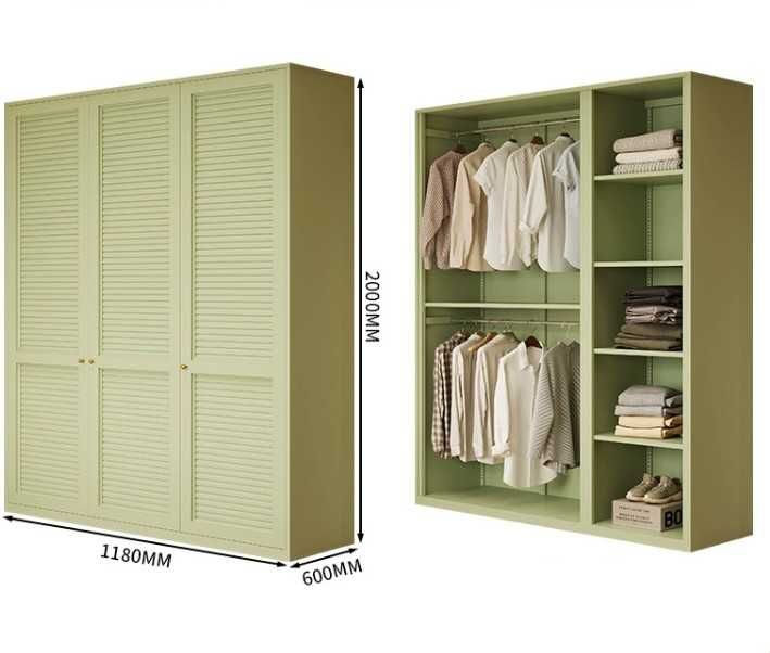 Цветной шкаф для одежды/Kiyimlar uchun rangli shkaf/Eshikli shkaf