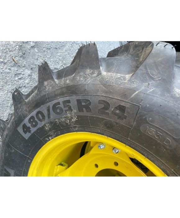 480/65 r24 michelin multibib 133d 4806524 jante separat  Cauciucuri tractor, Fiat, Case, Fendt, John Deere, New Holland, Massey Ferguson, UTB   Cauciu