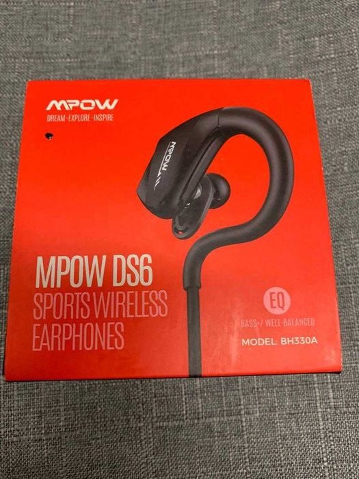 Căști wireless sport Mpow DS6,  cu timp de redare de 9 ore