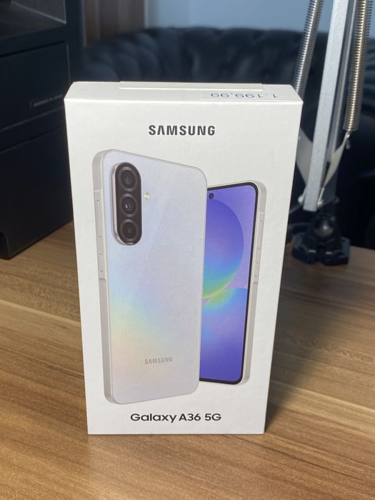 Samsung Galaxy A36• 128 GB • Awesome White / Cod Produs: 3958