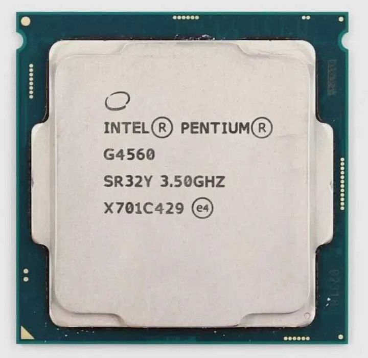 Vand CPU Intel Pentium G4560 (Arhitectură: Kaby Lake), 3.5 GHz, 2C/4T, testat, perfect funcțional