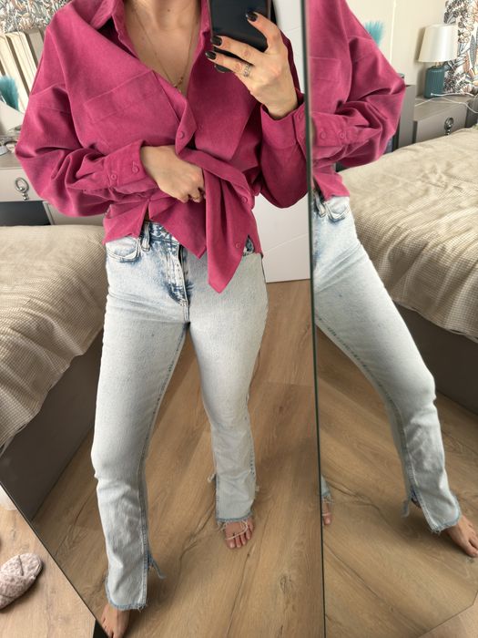 Велурена риза Zara размер С