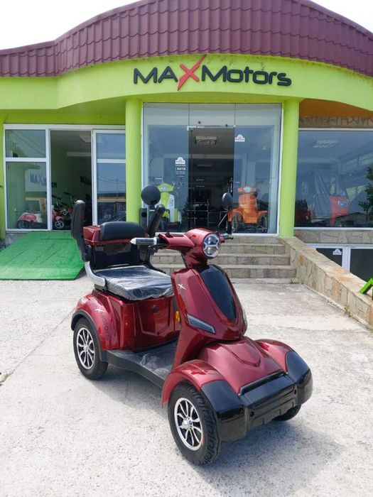 НОВО Електрическа Четириколка FM4 1500W - RED/BLACK