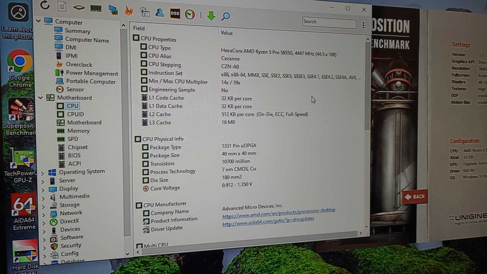 Kit AMD Ryzen 5 5655g up 4.4 GHz+16 gb ram + asus b450 , nou