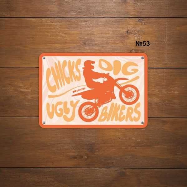 OXFORD метални табели мотор рокер мото крос чопър моторист сервиз