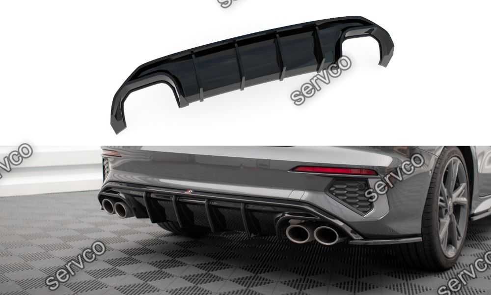Difuzor bara spate Audi A3 SLINE S3 Sedan 8Y 2020- v18 Maxton Design