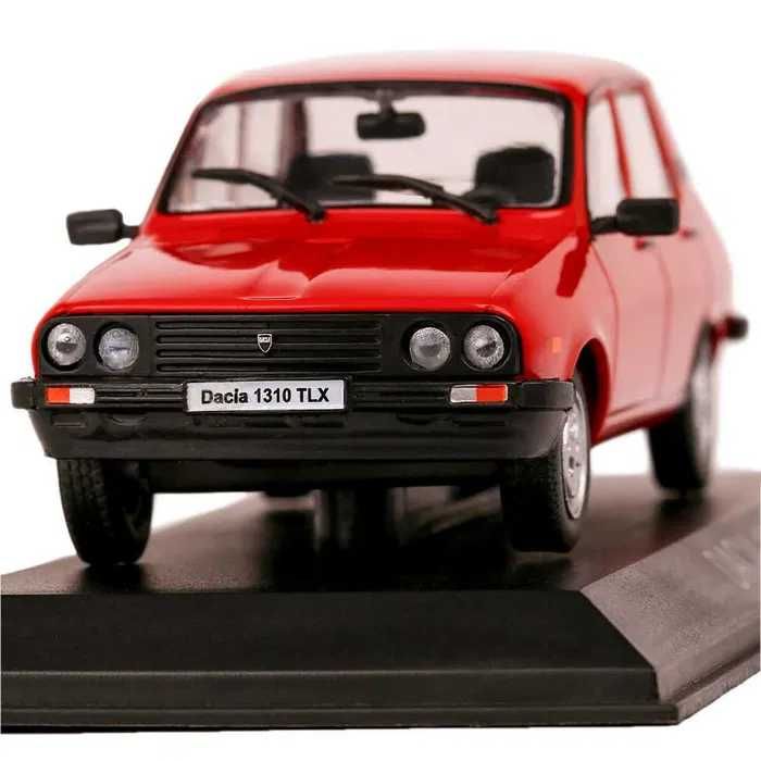 Lot 2 buc Macheta Dacia 1310 rosie, 1/43, colectia Masini de Legenda